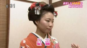 NHKで紹介していただいた日本髪の結髪師としての活動です