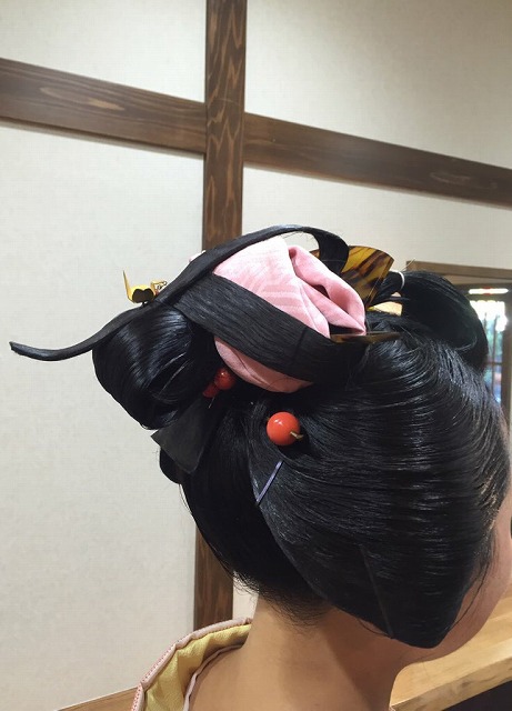 日本髪の「結い解き」