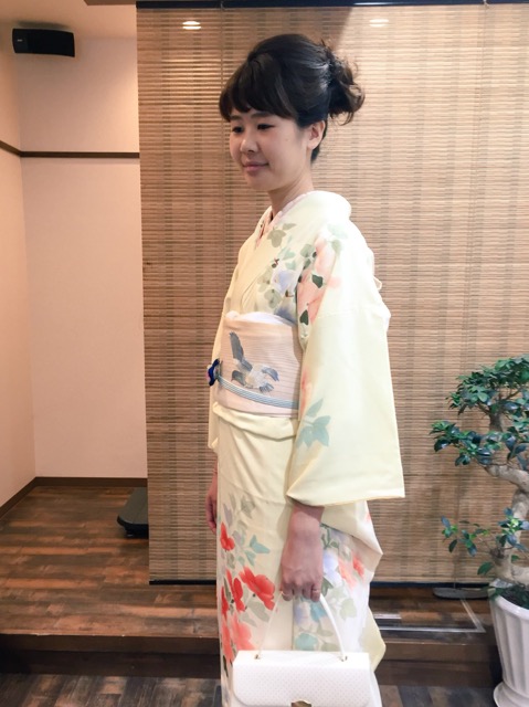 結婚式のご列席 ヘアセットと振袖の着付けのお支度 ヘアーサロン千鳥