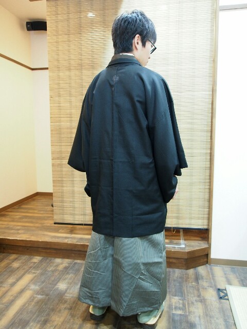 男性の着付け 紋付羽織袴