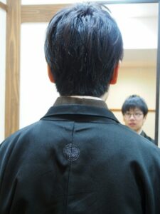 男性の和装の第一礼装, 紋付羽織袴をお召しになっての出席です