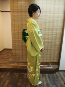 和装ヘア／ヘアセット／色留袖／着付け／二重太鼓／結婚式／名古屋／ヘアーサロン千鳥