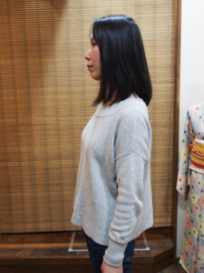 ヘアドネーション／ヘアカット／まとまるヘアスタイル／セミロング／名古屋／ヘアーサロン千鳥