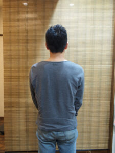 男性からのヘアドネーションです. 愛知県名古屋市の美容院, ヘアサロン. 髪の毛を寄付する活動, ヘアドネーションの賛同美容室としてお手伝いをしております
