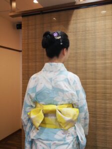 夏着物／浴衣／ヘアセット／ヘアアレンジ／名古屋／大須／ヘアーサロン千鳥