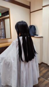 お客様の声：「ヘアドネーション」(2021.11.23.)