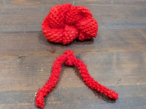 鹿の子（かのこ）［赤］／ 前髪飾り・手絡 ２本セット鹿の子（かのこ）［赤］／ 前髪飾り・手絡 ２本セット